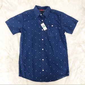Boys’ TOMMY HILFIGER button-down shirt, size L NWT